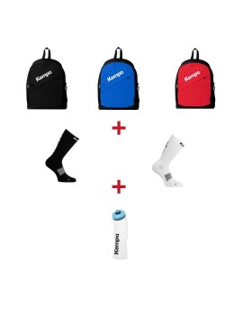 Pachet Rucsac Kempa Copii + Sosete Kempa Logo + Bidon Apa Kempa