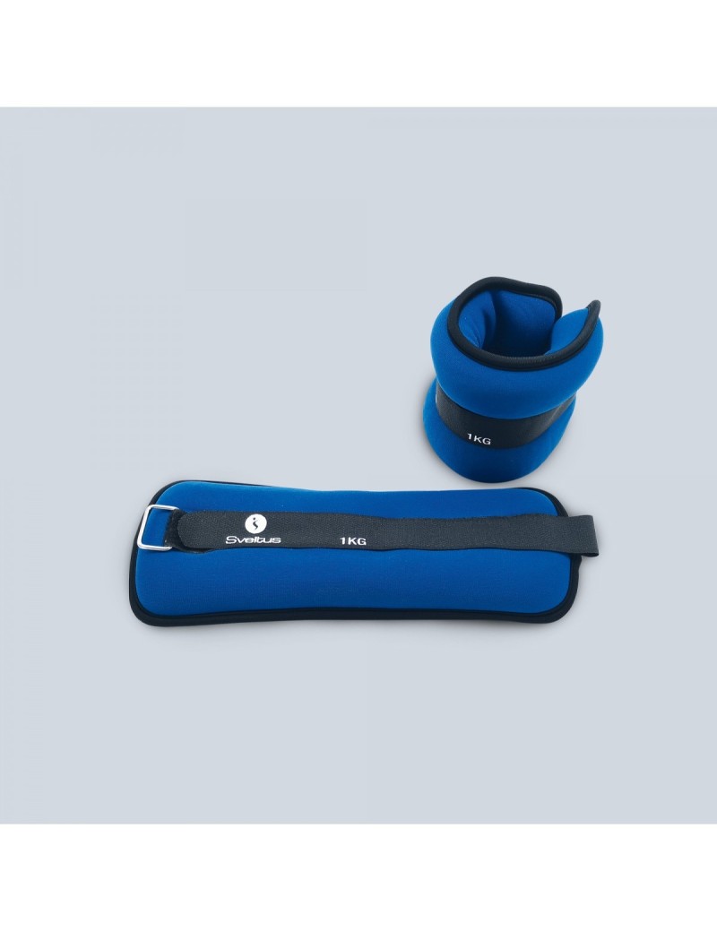 Brățări greutate neopren 1 kg (set 2 buc.)