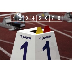 Set marcaje pista alergare Polanik (8 bucati)